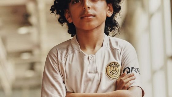 young athlete for kick it out campaign