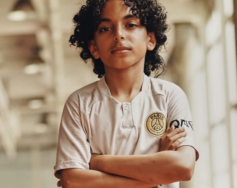 young athlete for kick it out campaign